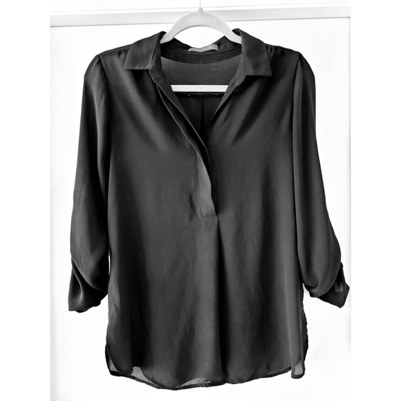 Black Suzy Shier blouse m - Picture 2 of 3